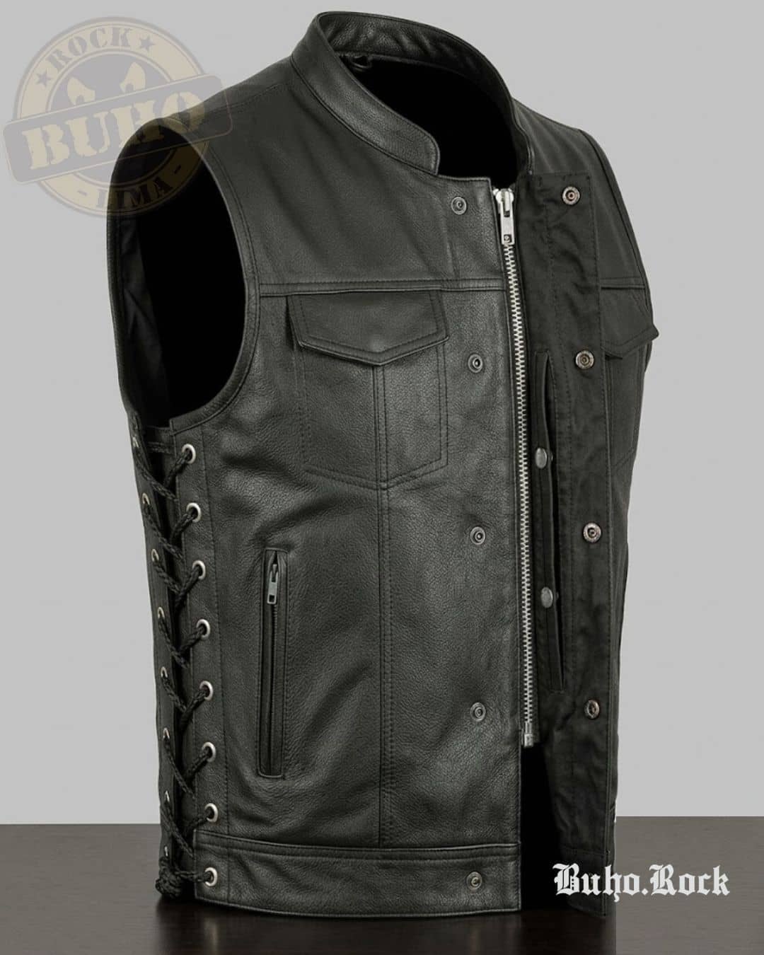 chaleco sons of anarchy, chalecos para motociclista, chalecos de cuero,