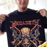 camisas rockeras, camisa de megadeth, polos de megadeth,