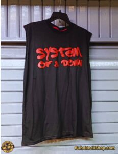 SYSTEM OF A DOWN logo rojo