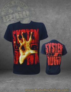 SYSTEM OF A DOWN logo rojo