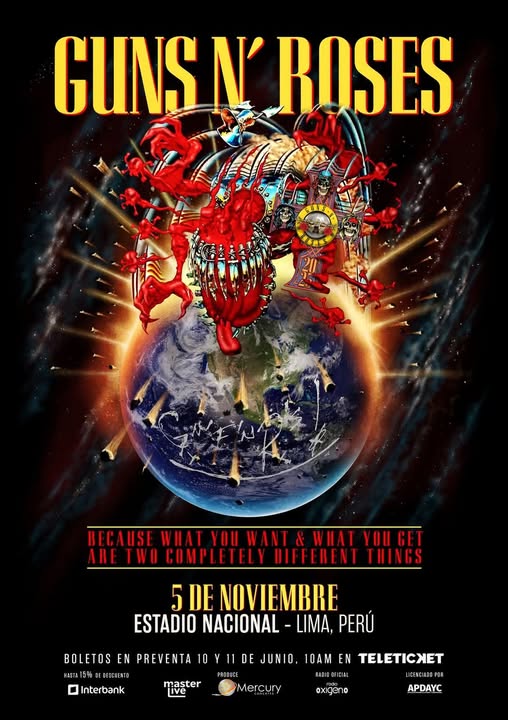 Guns N’ Roses Regresa a Lima