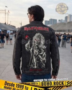 IRON MAIDEN Casaca denim jacket Run For Your Lives